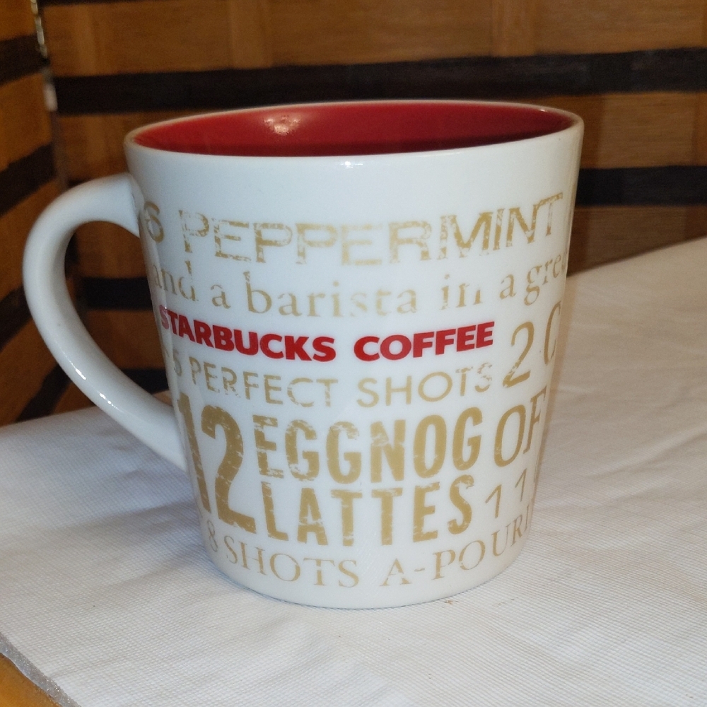 Starbucks 12 Days of Christmas Collectible 2008 Coffee Tea Mug